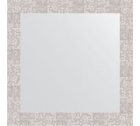 Зеркало в багетной раме EVOFORM соты алюминий 70 мм, 66x66 см BY 3147