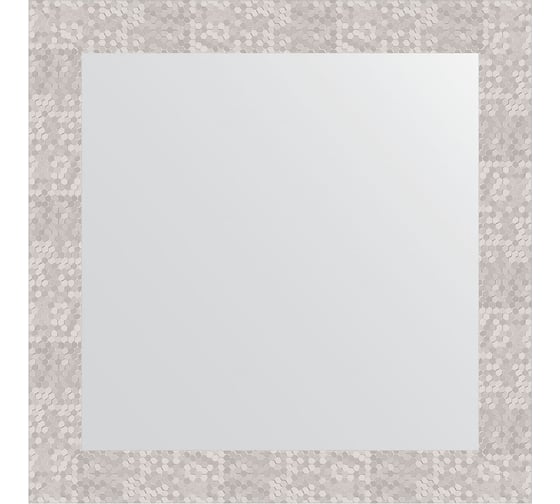 Зеркало в багетной раме EVOFORM соты алюминий 70 мм, 66x66 см BY 3147 1
