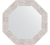 Зеркало в багетной раме EVOFORM соты алюминий 70 мм, 53x53 см BY 3745