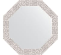 Зеркало в багетной раме EVOFORM соты алюминий 70 мм, 63x63 см BY 3746