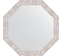 Зеркало в багетной раме EVOFORM соты алюминий 70 мм, 73x73 см BY 3747
