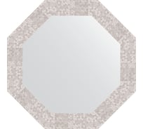 Зеркало в багетной раме EVOFORM соты алюминий 70 мм, 57x57 см BY 7308