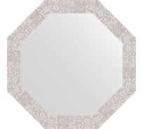 Зеркало в багетной раме EVOFORM соты алюминий 70 мм, 67x67 см BY 7309