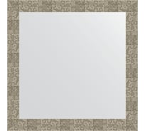 Зеркало в багетной раме EVOFORM соты титан 70 мм, 76x76 см BY 3244