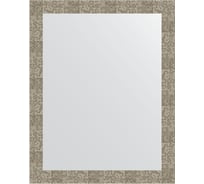 Зеркало в багетной раме EVOFORM соты титан 70 мм, 76x96 см BY 3276