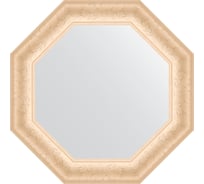 Зеркало в багетной раме EVOFORM старый гипс 82 мм, 60x60 см BY 7330