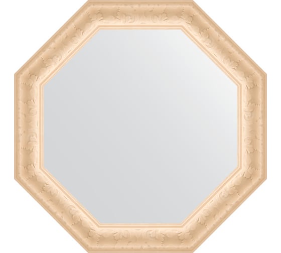 Зеркало в багетной раме EVOFORM старый гипс 82 мм, 70x70 см BY 7331 1