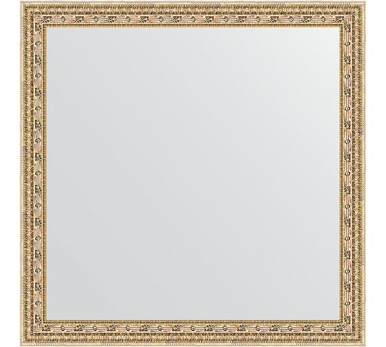 Зеркало в багетной раме EVOFORM сусальное золото 47 мм, 62x62 см BY 0778 1