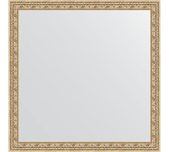 Зеркало в багетной раме EVOFORM сусальное золото 47 мм, 72x72 см BY 1023 1