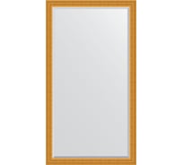 Напольное зеркало с фацетом в багетной раме EVOFORM сусальное золото 80 мм, 110x199 см BY 6149