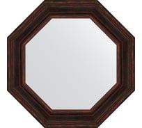 Зеркало в багетной раме EVOFORM темный прованс 99 мм, 69.2x69.2 см BY 3827
