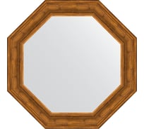 Зеркало в багетной раме EVOFORM травленая бронза 99 мм, 79.2x79.2 см BY 3825