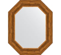 Зеркало в багетной раме EVOFORM травленая бронза 99 мм, 64x79 см BY 7214