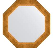 Зеркало в багетной раме EVOFORM травленое золото 59 мм, 50.4x50.4 см BY 3700