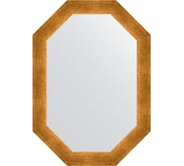 Зеркало в багетной раме EVOFORM травленое золото 59 мм, 50x70 см BY 7037