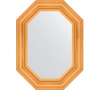 Зеркало в багетной раме EVOFORM травленое золото 99 мм, 59x79 см BY 7205