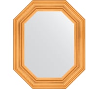 Зеркало в багетной раме EVOFORM травленое золото 99 мм, 64x79 см BY 7206