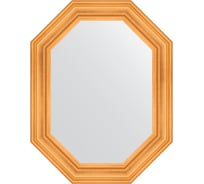 Зеркало в багетной раме EVOFORM травленое золото 99 мм, 69x89 см BY 7207