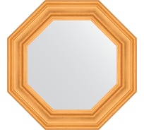 Зеркало в багетной раме EVOFORM травленое золото 99 мм, 64x64 см BY 7362