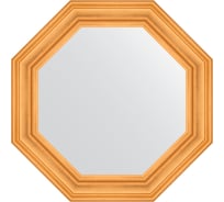 Зеркало в багетной раме EVOFORM травленое золото 99 мм, 74x74 см BY 7363