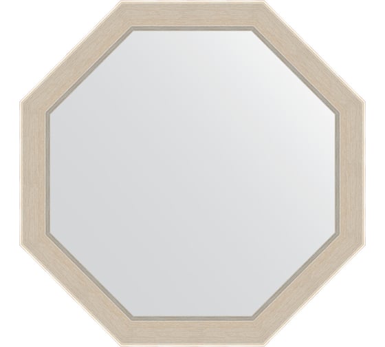 Зеркало в багетной раме EVOFORM травленое серебро 52 мм, 59x59 см BY 3872 1