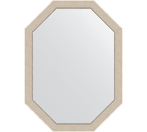 Зеркало в багетной раме EVOFORM травленое серебро 52 мм, 59x79 см BY 7283
