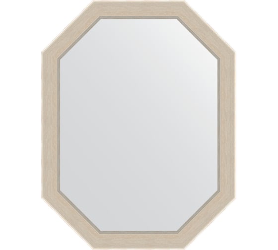 Зеркало в багетной раме EVOFORM травленое серебро 52 мм, 54x69 см BY 7282