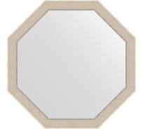 Зеркало в багетной раме EVOFORM травленое серебро 52 мм, 64x64 см BY 7401