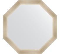 Зеркало в багетной раме EVOFORM травленое серебро 59 мм, 70.4x70.4 см BY 3705