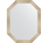 Зеркало в багетной раме EVOFORM травленое серебро 59 мм, 55x70 см BY 7042
