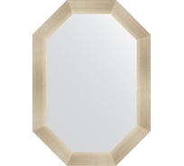 Зеркало в багетной раме EVOFORM травленое серебро 59 мм, 50x70 см BY 7041