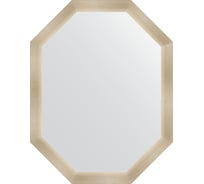 Зеркало в багетной раме EVOFORM травленое серебро 59 мм, 70x90 см BY 7044