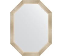 Зеркало в багетной раме EVOFORM травленое серебро 59 мм, 60x80 см BY 7043