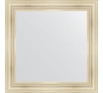 Зеркало в багетной раме EVOFORM травленое серебро 99 мм, 82x82 см BY 3252