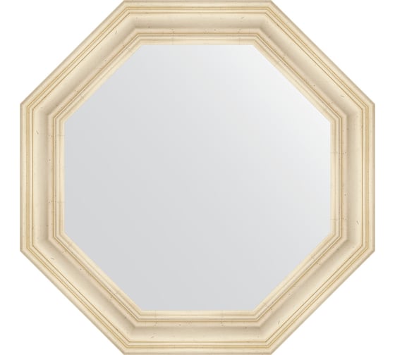 Зеркало в багетной раме EVOFORM травленое серебро 99 мм, 79.2x79.2 см BY 3822 1