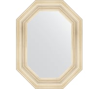 Зеркало в багетной раме EVOFORM травленое серебро 99 мм, 59x79 см BY 7209