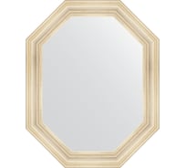 Зеркало в багетной раме EVOFORM травленое серебро 99 мм, 79x99 см BY 7212