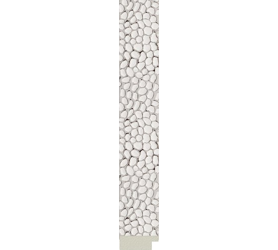 Зеркало в багетной раме EVOFORM чеканка белая 46 мм, 58.2x58.2 см BY 3677