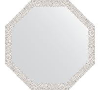 Зеркало в багетной раме EVOFORM чеканка белая 46 мм, 63x63 см BY 3956