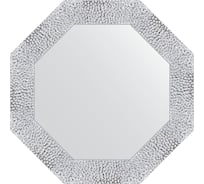 Зеркало в багетной раме EVOFORM чеканка белая 70 мм, 53x53 см BY 3868