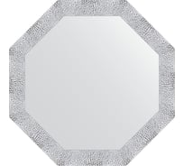 Зеркало в багетной раме EVOFORM чеканка белая 70 мм, 73x73 см BY 3870