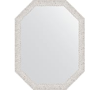 Зеркало в багетной раме EVOFORM чеканка белая 46 мм, 53x68 см BY 7002