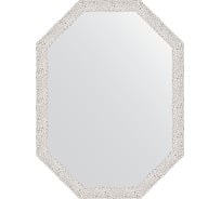 Зеркало в багетной раме EVOFORM чеканка белая 46 мм, 58x78 см BY 7003