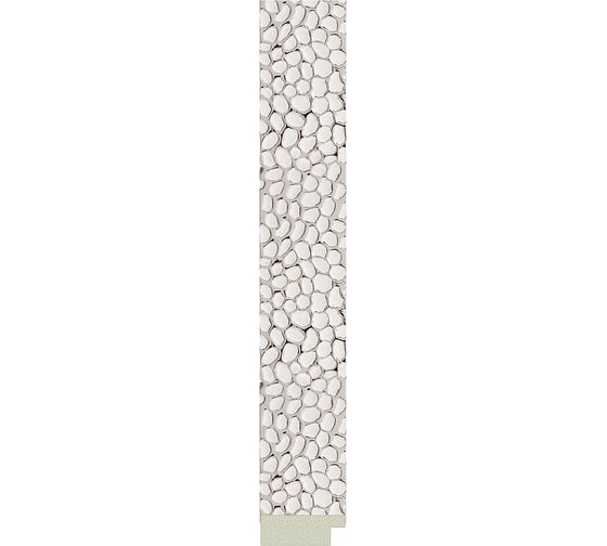 Зеркало в багетной раме EVOFORM чеканка белая 46 мм, 58x78 см BY 7003