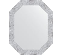 Зеркало в багетной раме EVOFORM чеканка белая 70 мм, 57x72 см BY 7278