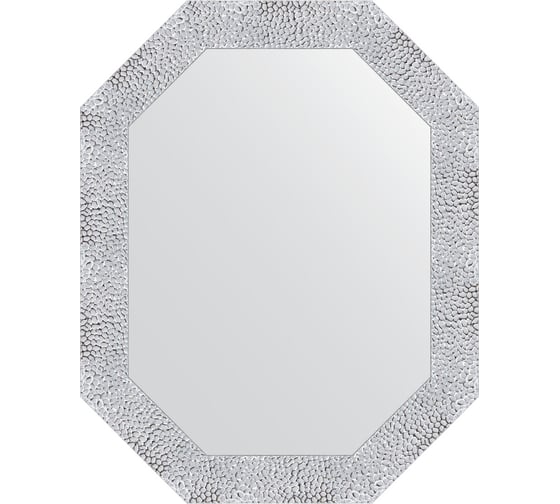 Зеркало в багетной раме EVOFORM чеканка белая 70 мм, 57x72 см BY 7278 1