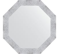 Зеркало в багетной раме EVOFORM чеканка белая 70 мм, 67x67 см BY 7399