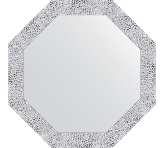 Зеркало в багетной раме EVOFORM чеканка белая 70 мм, 67x67 см BY 7399 1