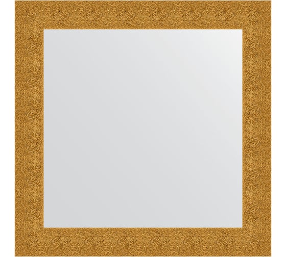 Зеркало в багетной раме EVOFORM чеканка золотая 90 мм, 80x80 см BY 3246 1