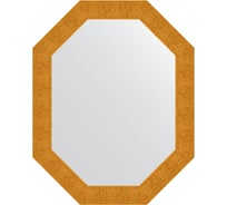 Зеркало в багетной раме EVOFORM чеканка золотая 90 мм, 76x96 см BY 7184